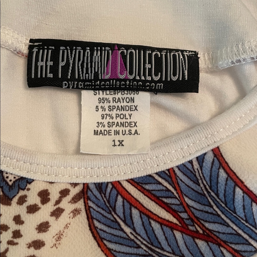 Pyramid Collection Jacobean Ivory Knit Jacket & Tunic - Picture 8 of 13